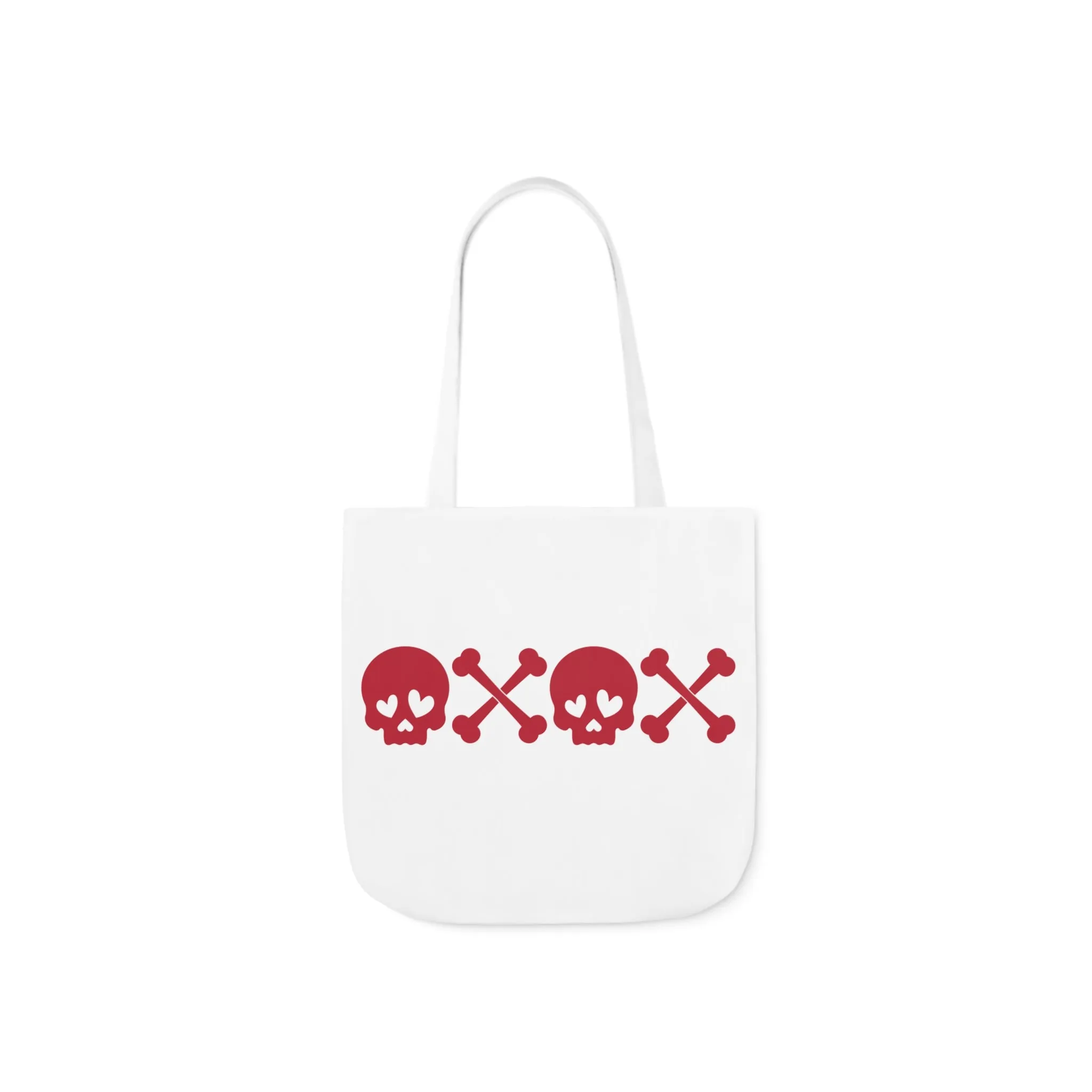 Skull Polyester Canvas Tote Bag Bag