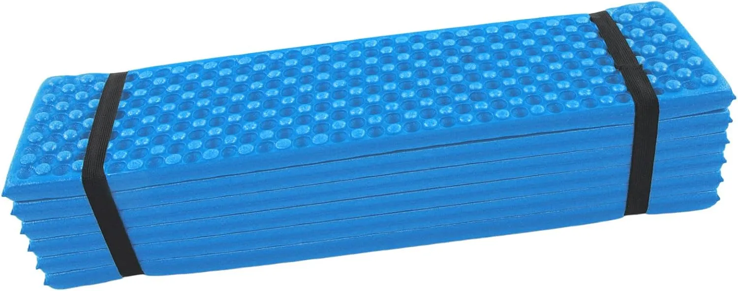 Sleeping Pad, Foldable Thickened Foam Sleep Mat Foam Sponge Camping Sleeping Pad Double Egg Crate Sleeping Pad for Outdoor Camping