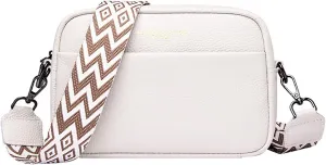 Small Backpack Purses for Women Convertible Shoulder Bags with Wristlet for Work Casual Daily Daypack Purse(White)