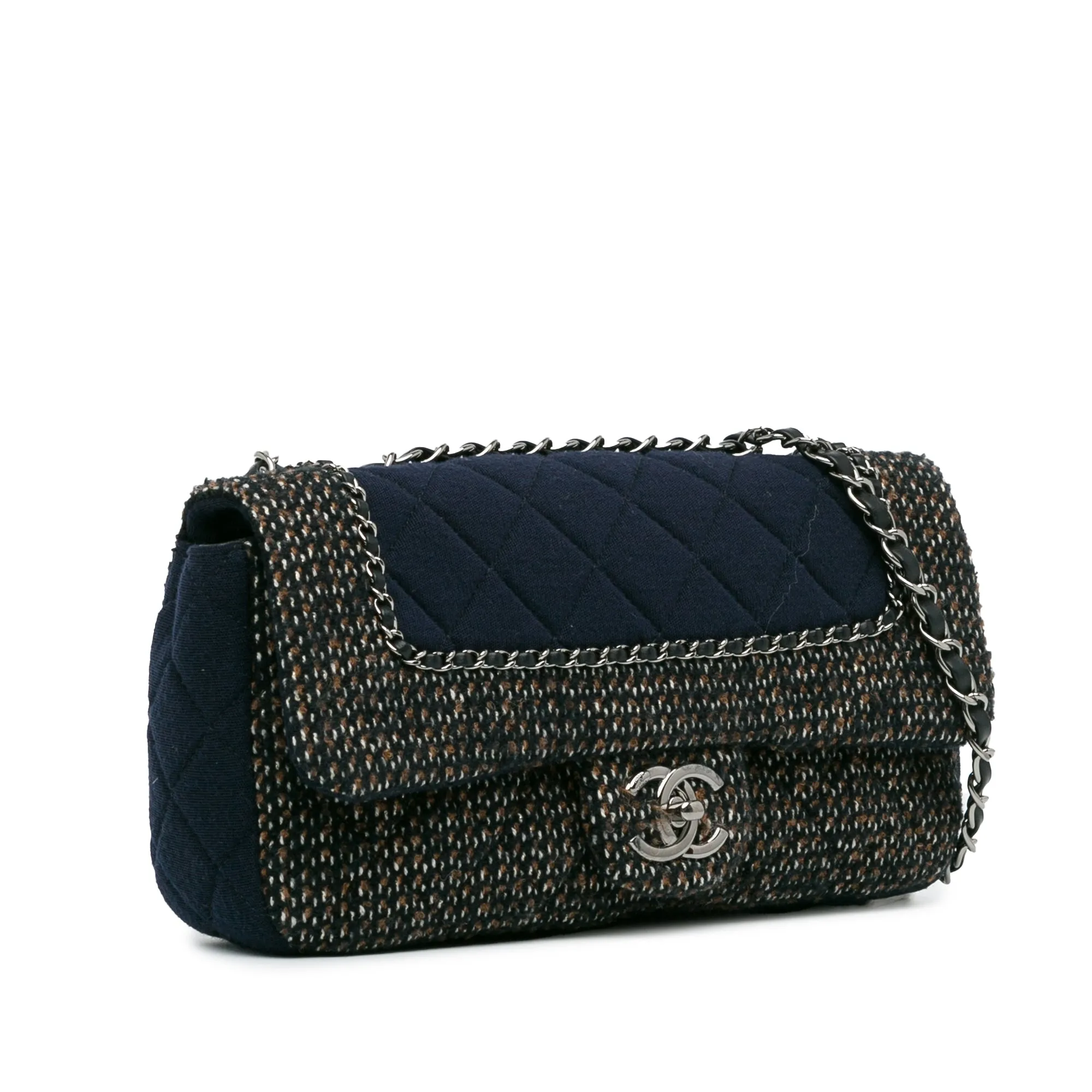 Small Jersey Tweed Flap