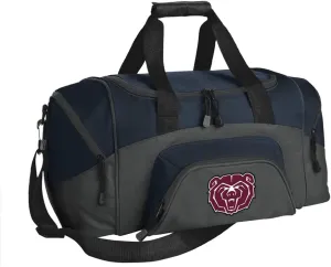 SMALL Missouri State University Gym Bag Deluxe Missouri State Bears Travel Carryon Duffel Bag