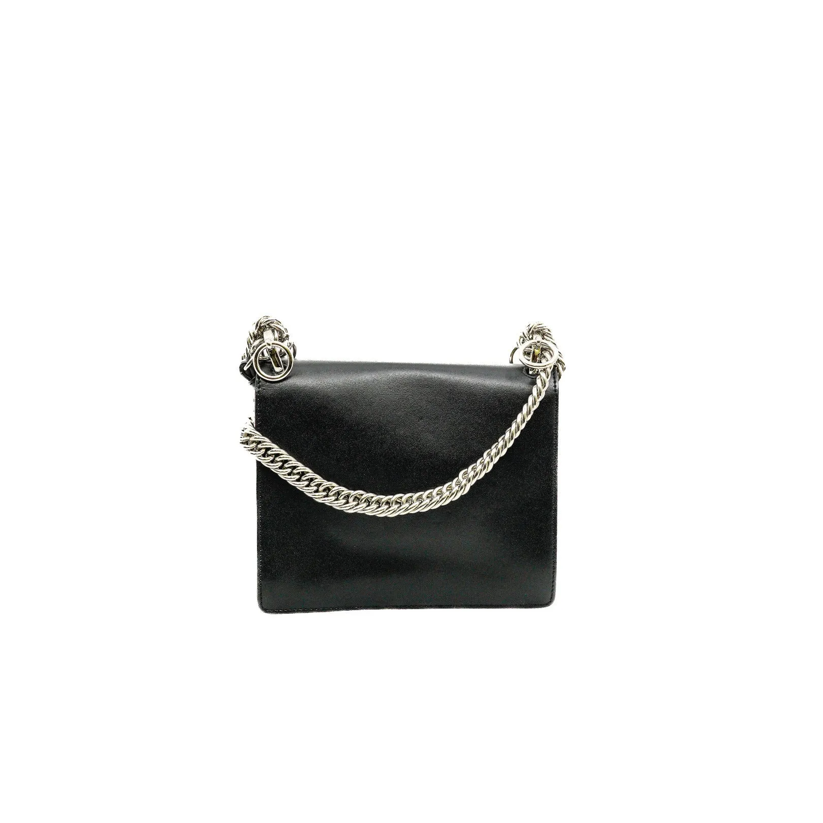 Small Monster Kan I Black Calfskin Shoulder Bag PHW