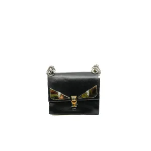 Small Monster Kan I Black Calfskin Shoulder Bag PHW
