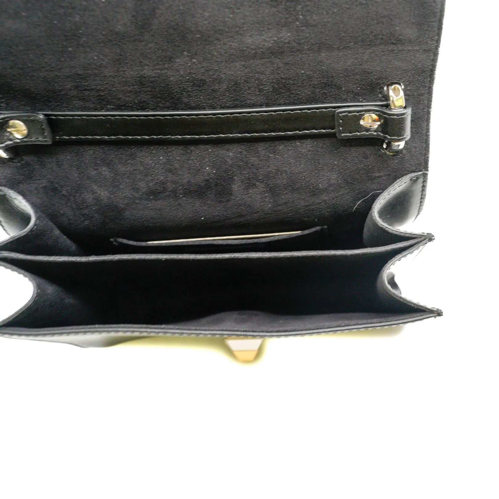 Small Monster Kan I Black Calfskin Shoulder Bag PHW