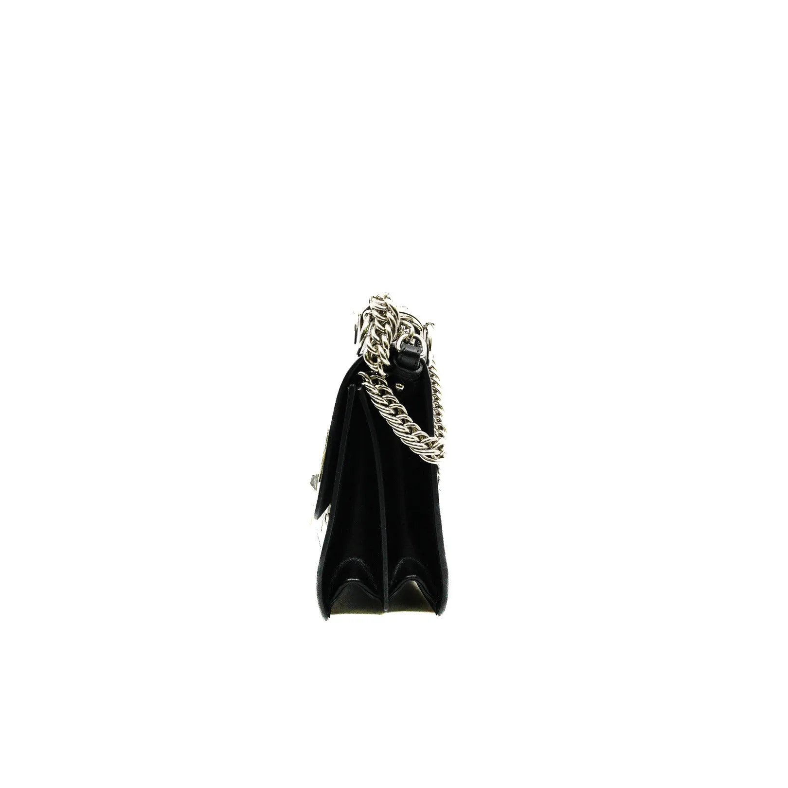 Small Monster Kan I Black Calfskin Shoulder Bag PHW