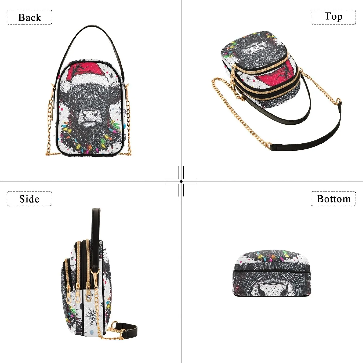 Small Shoulder Bags for Women Purse with Chain