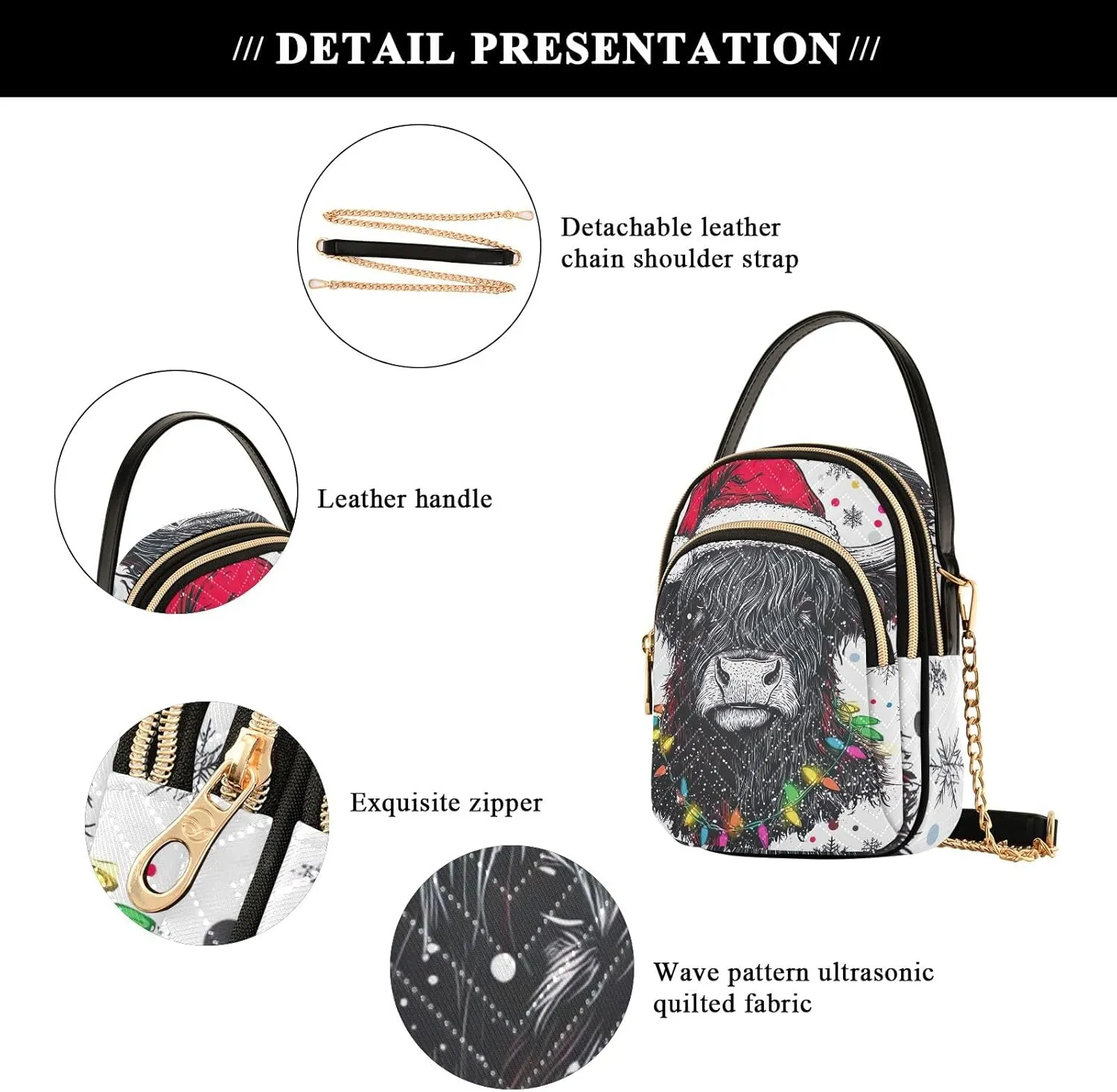Small Shoulder Bags for Women Purse with Chain