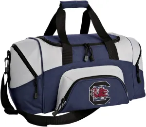 SMALL University of South Carolina Gym Bag Deluxe South Carolina Gamecocks Travel Duffel Bag or Carryon