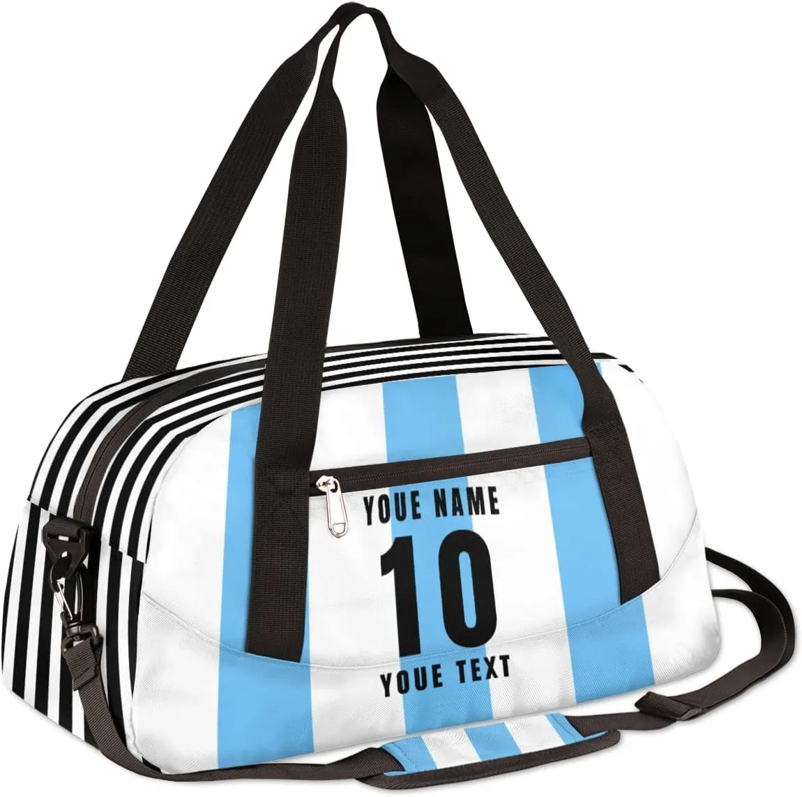 Soccer Kids Duffel Bag for Girls Boys Teens, World Cup Soccer Overnight Small Duffel Bag Carry On Weekend Sports Gym Travel Bag for Campus Activities