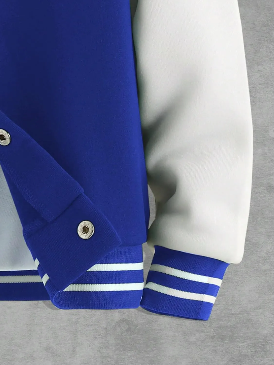 SOLY HUX Boy's Varsity Jacket Letter Star Print Long Sleeve Color Block Baseball Bomber Jacket Coat