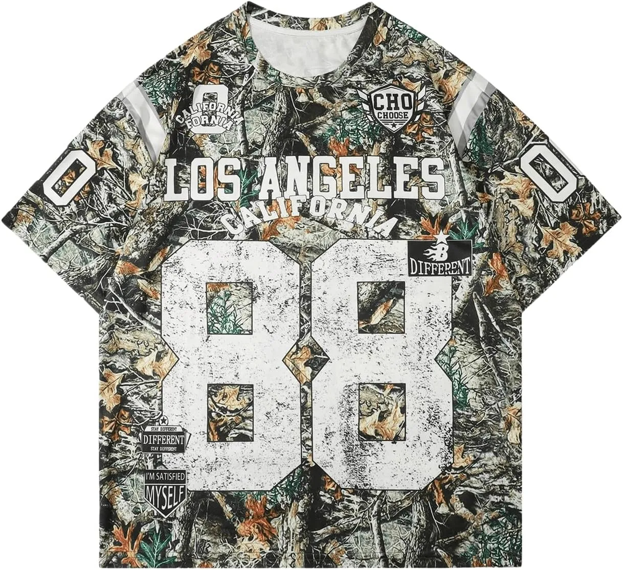 SOLY HUX Men's Y2k Jersey Shirts Letter Graphic Tees Crew Neck Short Sleeve Streetwear Loose T Shirt Tops