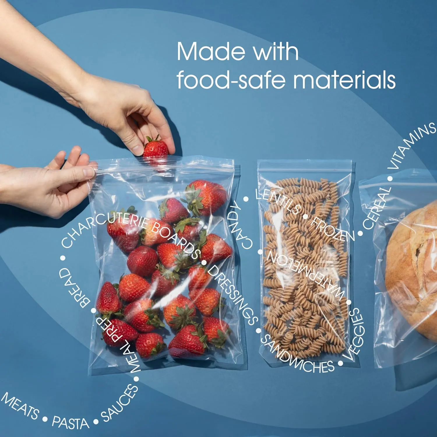 Spartan Industrial - 5” X 5” (1000 Count) 2 Mil Clear Reclosable Zip Plastic Poly Bags with Resealable Lock Seal Zipper