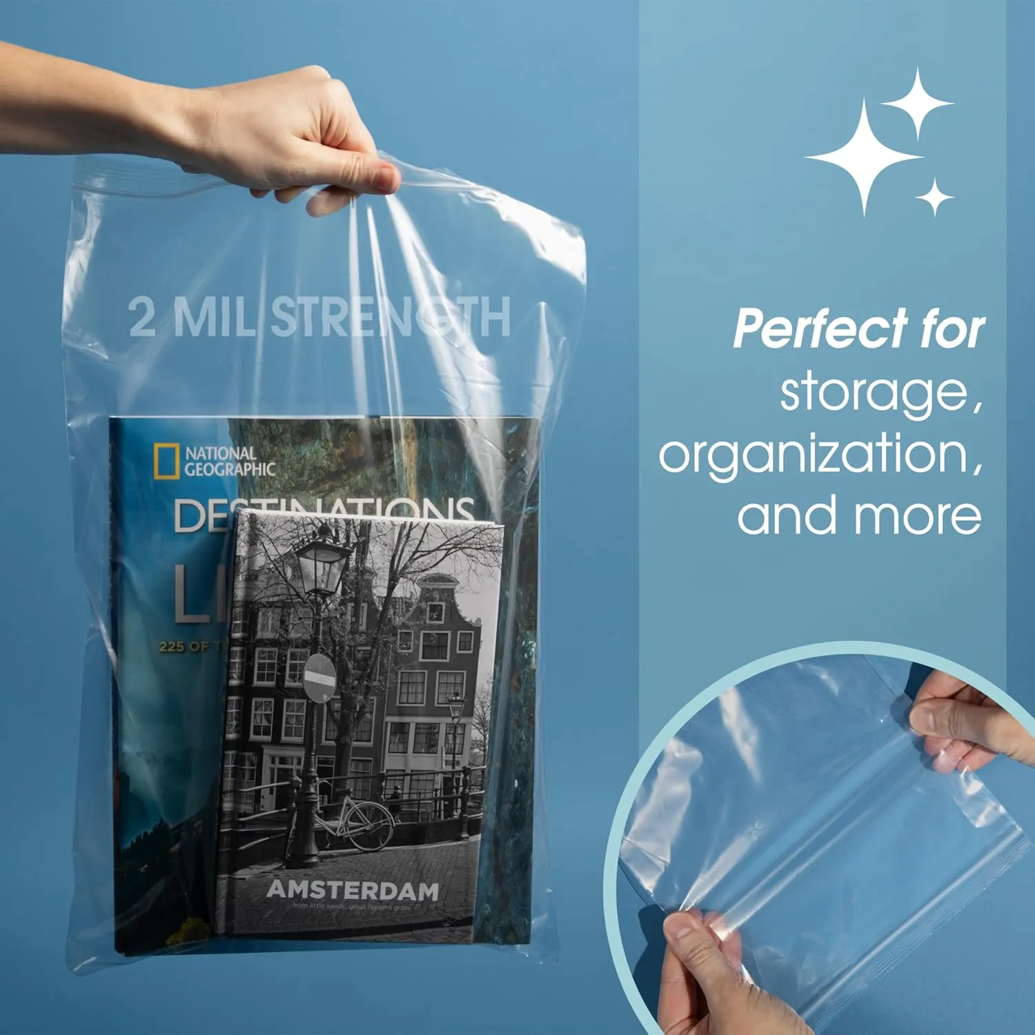 Spartan Industrial - 5” X 5” (1000 Count) 2 Mil Clear Reclosable Zip Plastic Poly Bags with Resealable Lock Seal Zipper
