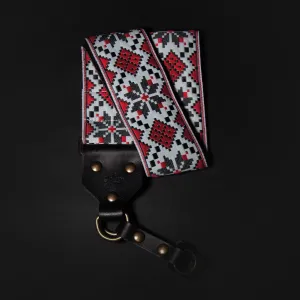 Square Flower Retro Camera Strap