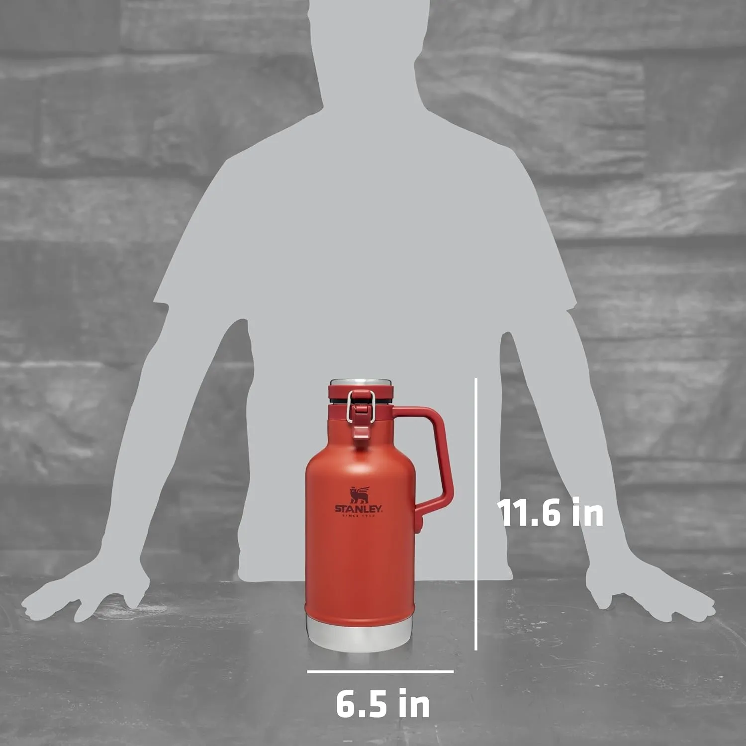 STANLEY Classic The Easy-Pour Growler 64OZ Cinnamon