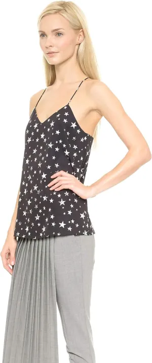 Star Fields Print Camisole in Black Multi