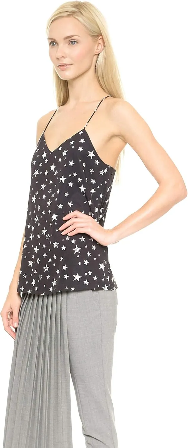 Star Fields Print Camisole in Black Multi