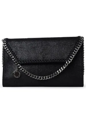 Stella Mc Cartney Black Polyester Small Falabella Bag