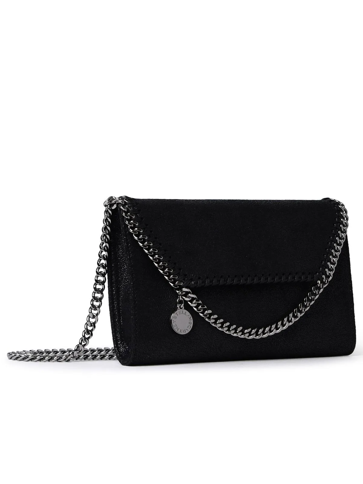Stella Mc Cartney Black Polyester Small Falabella Bag