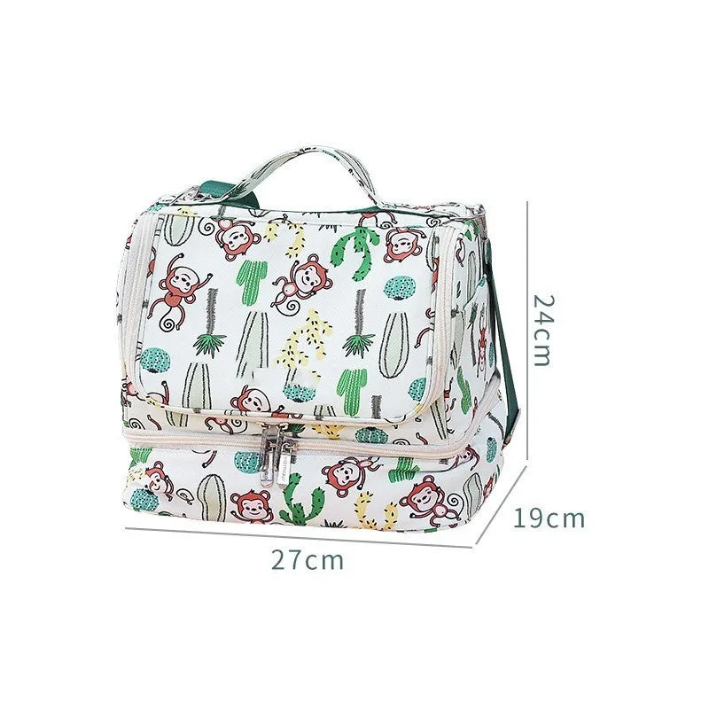 Students Carry Insulated Lunch Bag With Rice Preservation Bag