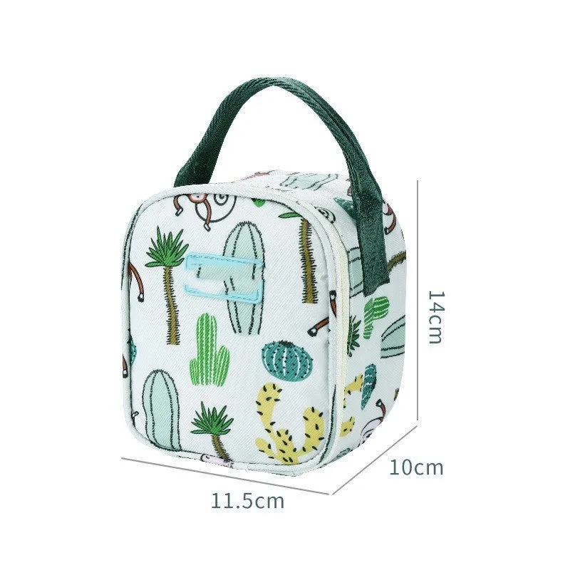 Students Carry Insulated Lunch Bag With Rice Preservation Bag