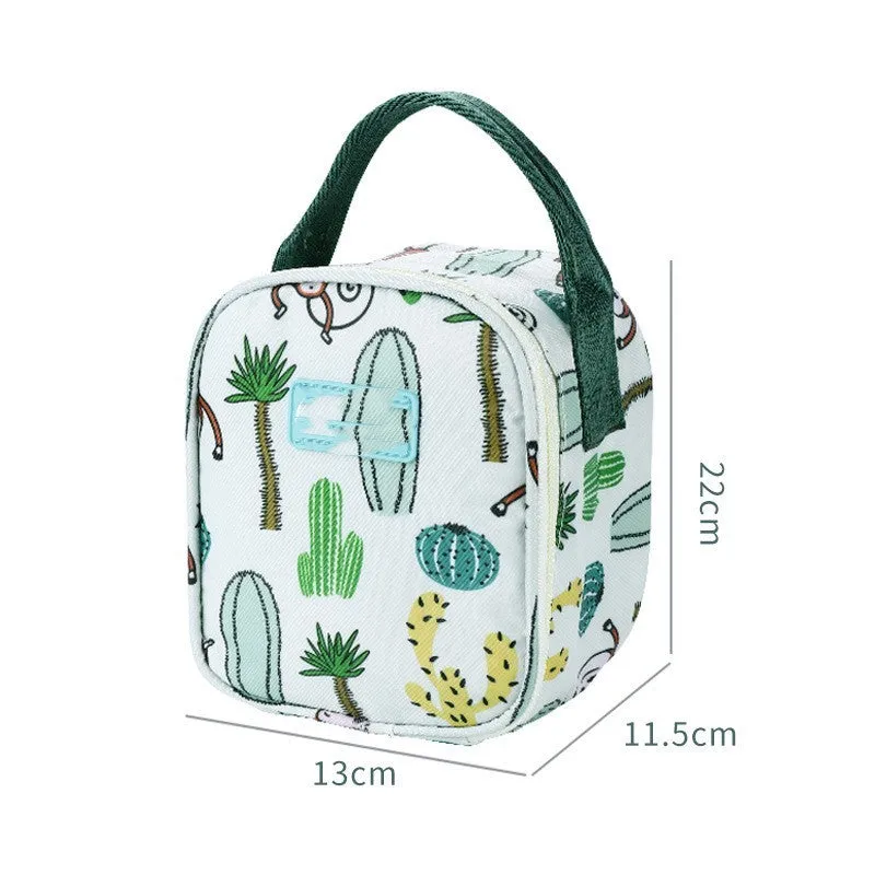 Students Carry Insulated Lunch Bag With Rice Preservation Bag