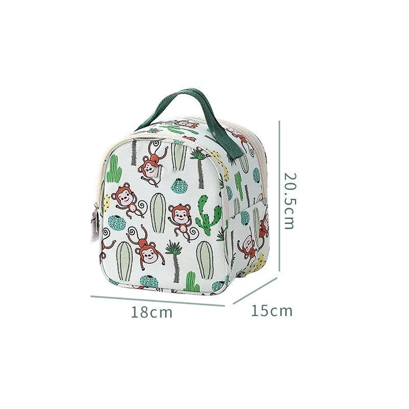 Students Carry Insulated Lunch Bag With Rice Preservation Bag