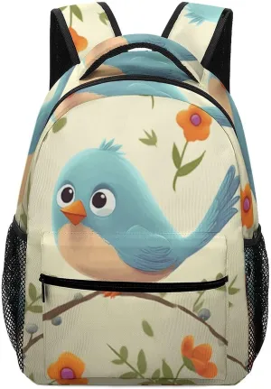 Stylish Backpack, Cute Bird Print Durable Backpack Travel Backpack Hiking Backpack Ergonomic Backpack Comfortable Backpack
