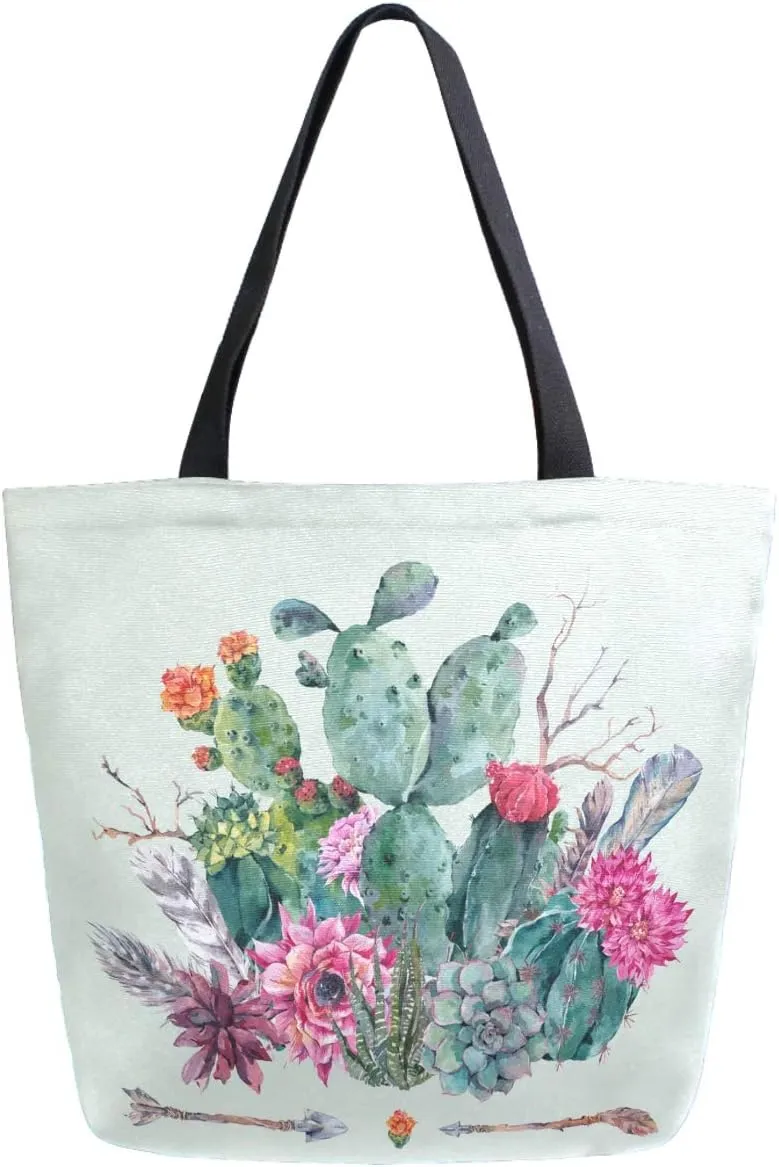 Stylish Print Extra Large Shoulder Tote Bag for Beach Travel Weekender Gym Grocery Shopping…