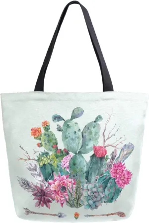 Stylish Print Extra Large Shoulder Tote Bag for Beach Travel Weekender Gym Grocery Shopping…