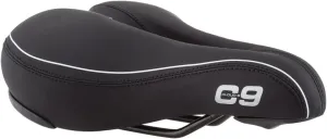 Sunlite Cloud-9 Bicycle Non-Suspension Comfort Saddle, Comfort Select, Tri-color