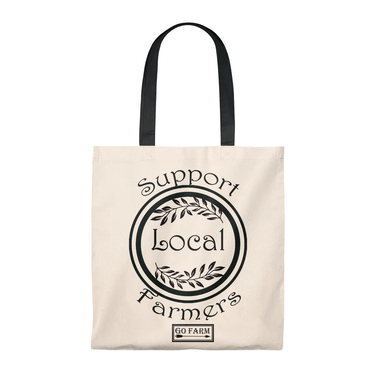 Support Local Farmers Tote Bag - Vintage