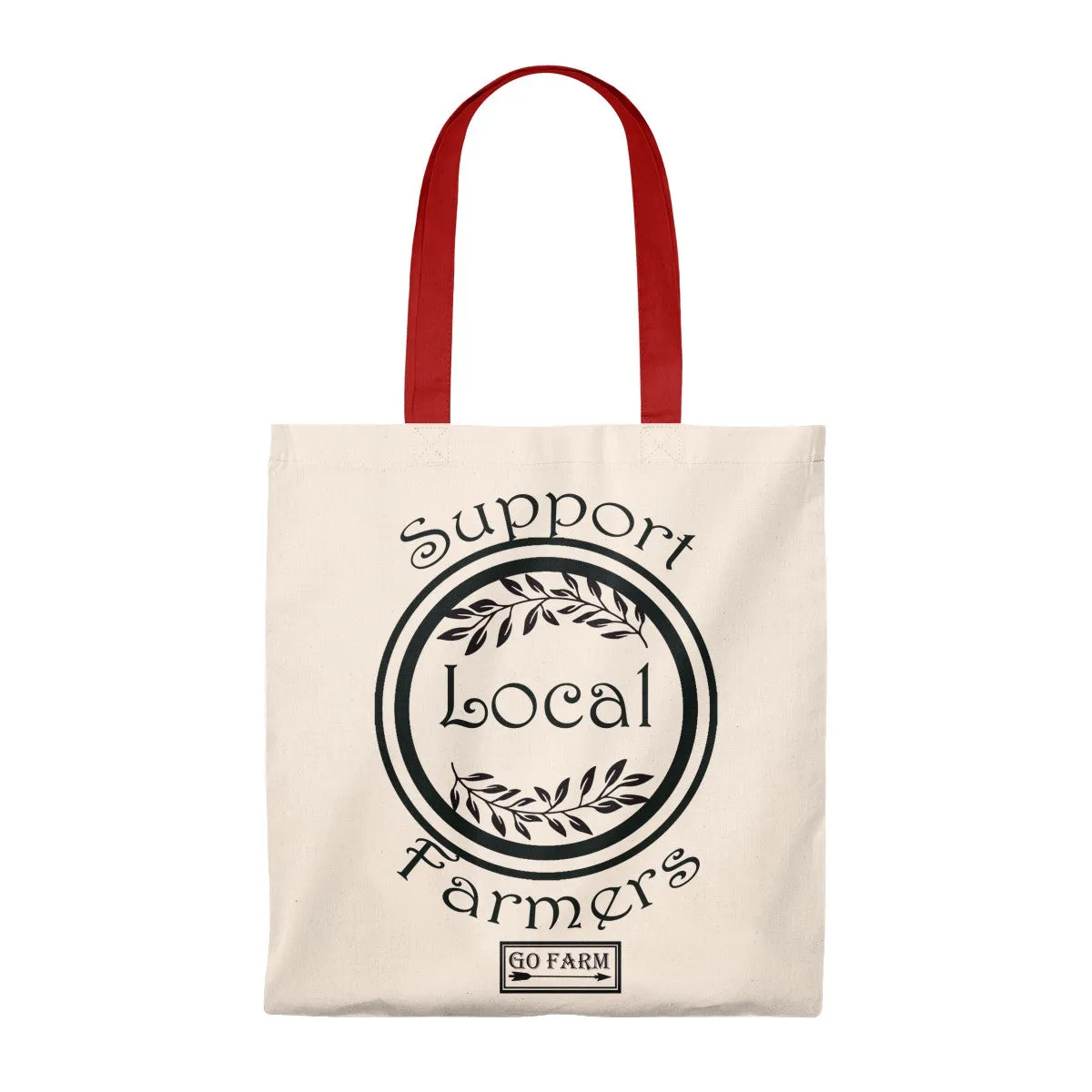 Support Local Farmers Tote Bag - Vintage