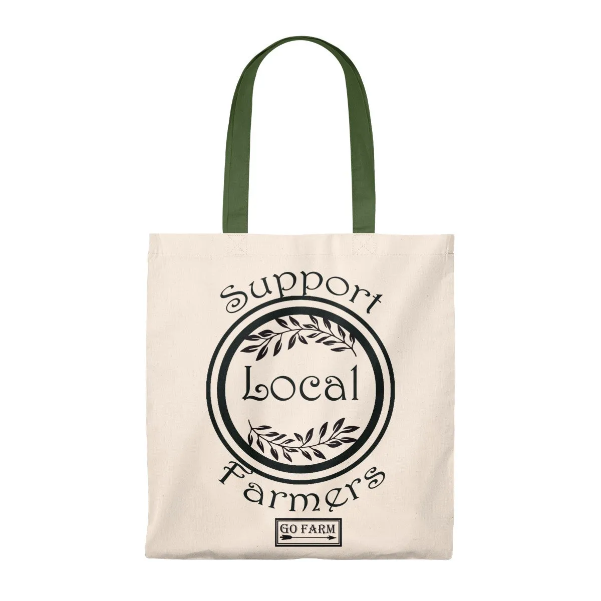 Support Local Farmers Tote Bag - Vintage