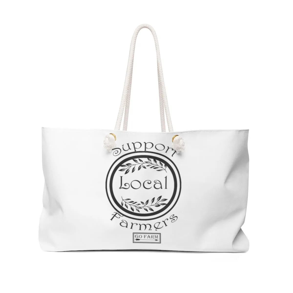 Support Local Farmers Weekender Bag