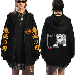 Symish Animes Hoodie Sweatshirts Casual Streetwear Pullover Harajuku Tracksuit Zip up Jacket Sweatshirt Tops