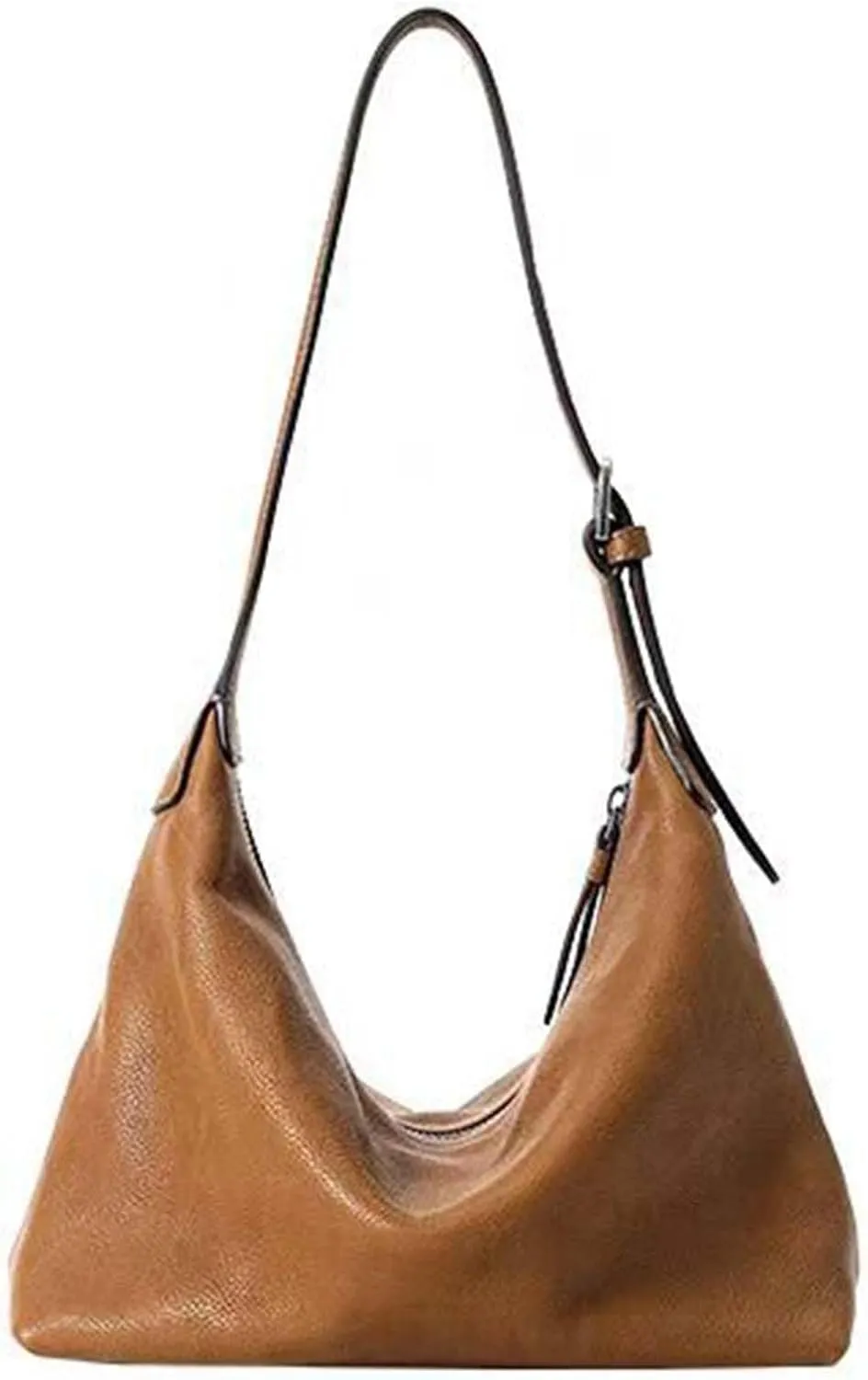 Tanned cowhide armpit bag, multifunctional