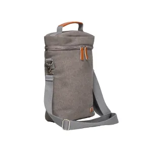 Tempa | Kayce | Slate Grey Insulated Double Wine Bag