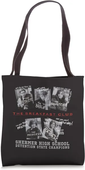 The Breakfast Club Detention Champions Front & Back Tote Bag