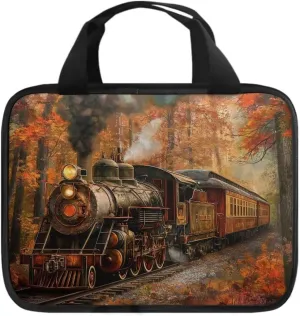 The Train and The Woods Bible Carrying Case Bible Tote Bag Bible Crossbody Bag,Medium Scripture Case Scripture Bag Carrying Book Case with Handle for Boy Girls,Christmas Gift Easter Gift