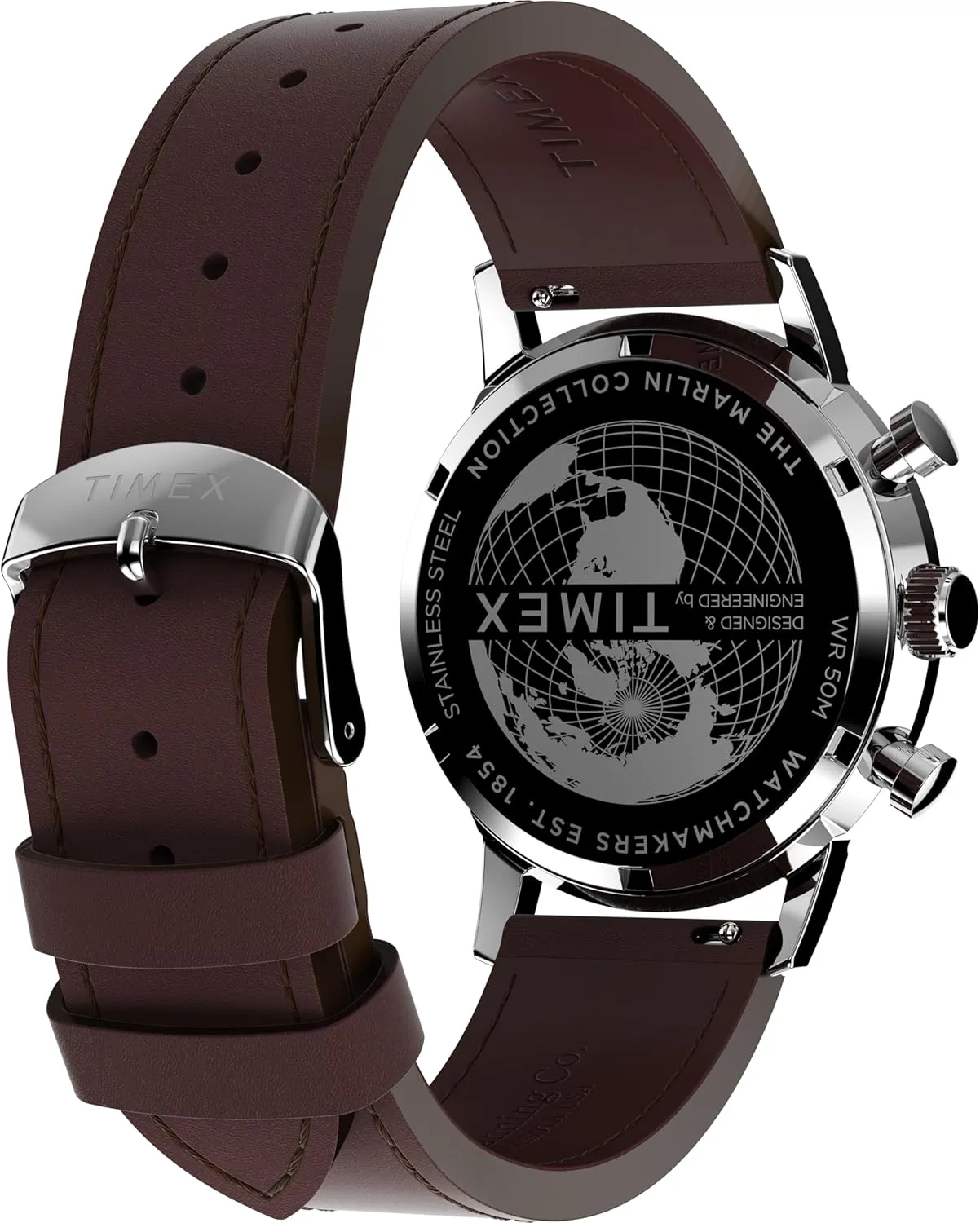 Timex Marlin Chronograph Tachymeter 40mm Men’s Analog Watch | Retro Design | 50M Water Resistance