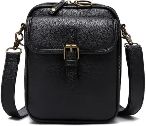 Tojoyride Crossbody Bag,2025 Upgrade Double Layer Large Capacity Mini Messenger Bag, With 10 Card Slots and Anti-Theft Zipper