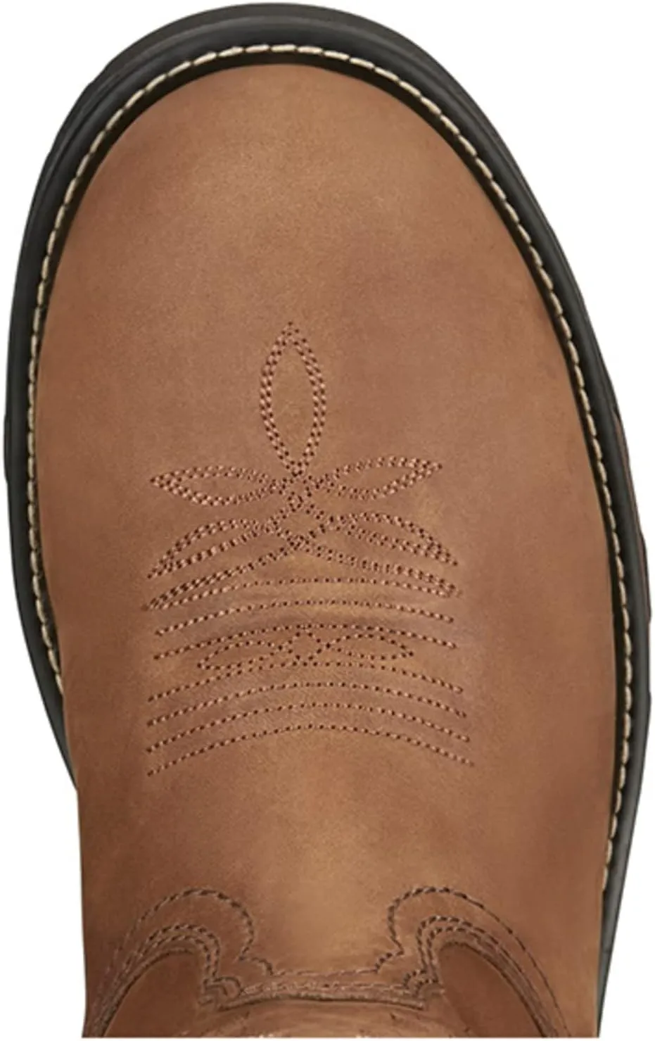 Tony Lama Men's Boom Saddle Cowhide Pull On Western Work Boot Composite Toe - Tw3413