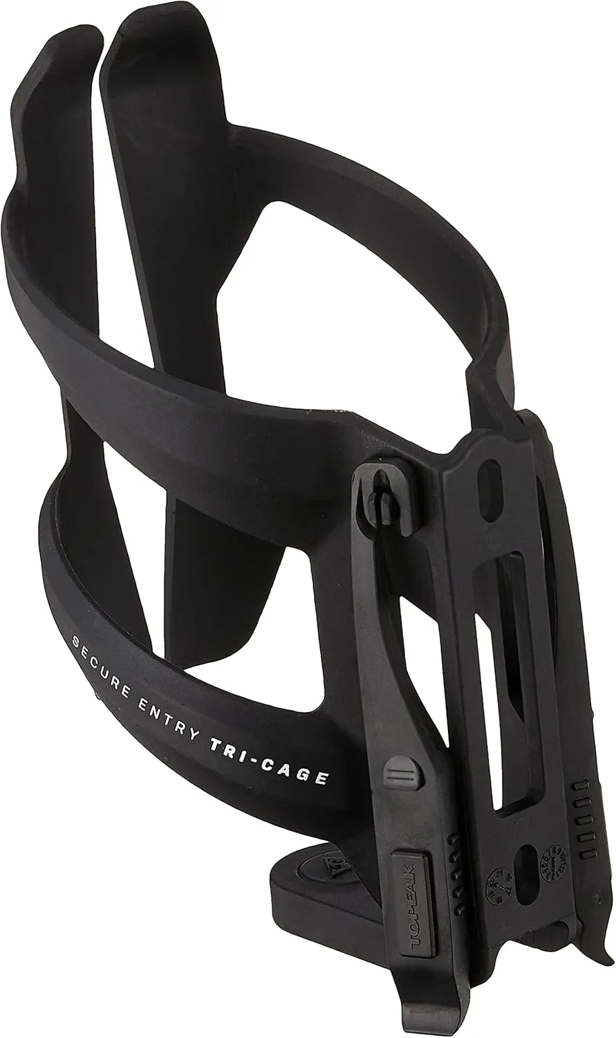 Topeak Bike Tri-Cage, Integrated Tire Levers, Black, 5.8” x 3.5” x 3.2”
