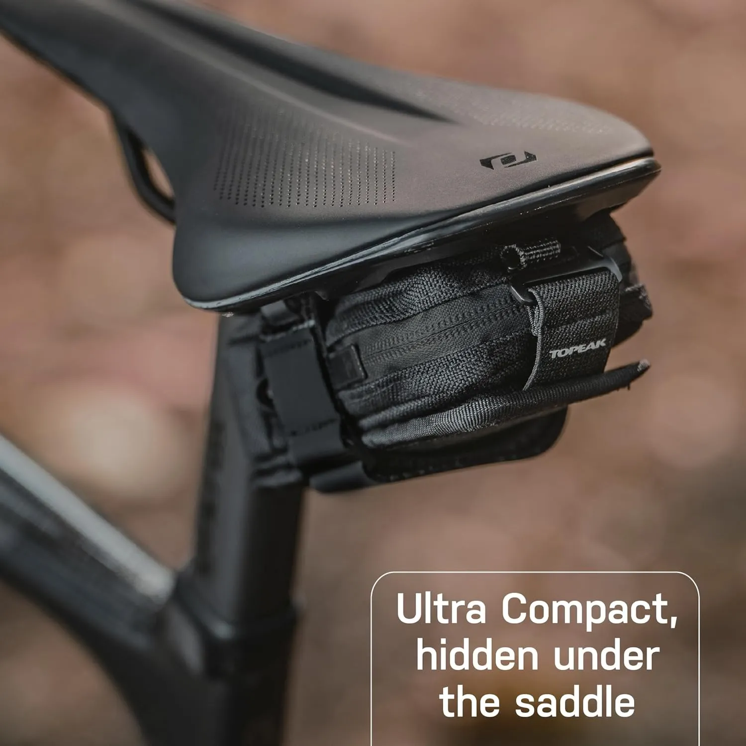 Topeak Elementa SeatBag Pro with Essential Tools Fold Out or Zippered Compartment