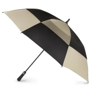 Totes Recycled Golf Size Auto Open Vented Stick Umbrella with Sunguard Technology (x2)
