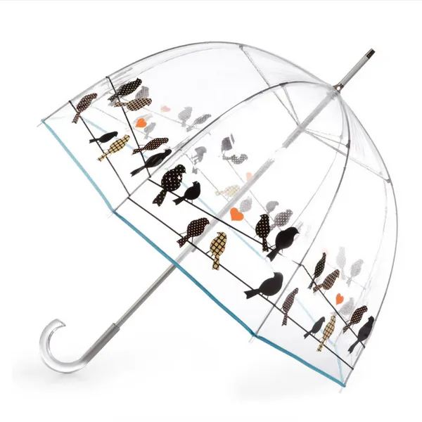 Totes Women's Clear Bubble Umbrella 1