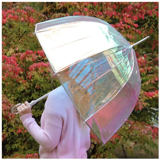 Totes Women's Clear Bubble Umbrella 1