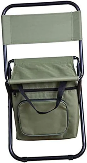 Totority Portable Folding Chair Cooler Insulated Storage Bag for Camping Hiking and Ice Fishing Outdoor Chair Backrest No Assembly Required