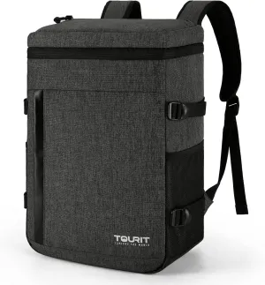 TOURIT Cooler Backpack 32 Cans Large Capacity Insulated Backpack Cooler Bag for Men Women to Picnic, Hiking